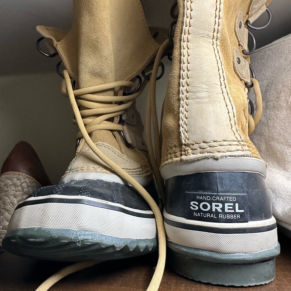 Sorel Joan of Arctic Fur Lining Winter Snow Duck Boot in Beige 1555381373 - Picture 5 of 11